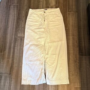 Maeve Cream Ankle-Length Pants